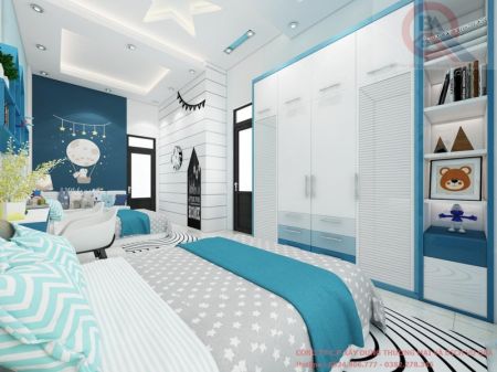 PHÒNG NGỦ SINH ĐÔI ĐẦY ẤN TƯỢNG ( 5M X 8M)